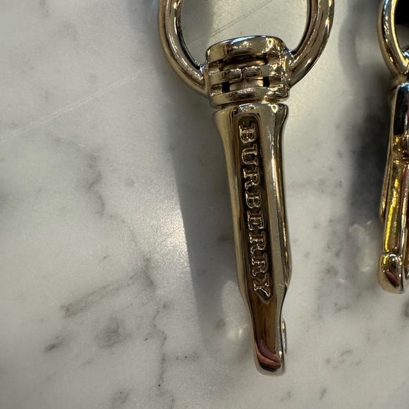 BURBERRY Chocolate Brown Leather Haymarket Check Coated Canvas Chain Strap Hobo - Picture 8 of 17